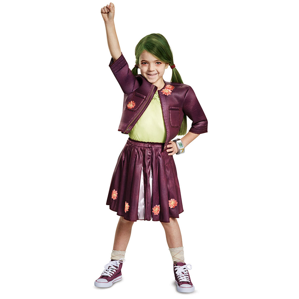 Zombies Zoey Cheerleading Outfit Girls Classic Child Costume 3T-4T