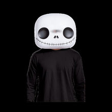 Load image into Gallery viewer, Jack Skellington Glow In The Dark Vacuform Funko Plastic Adult Mask
