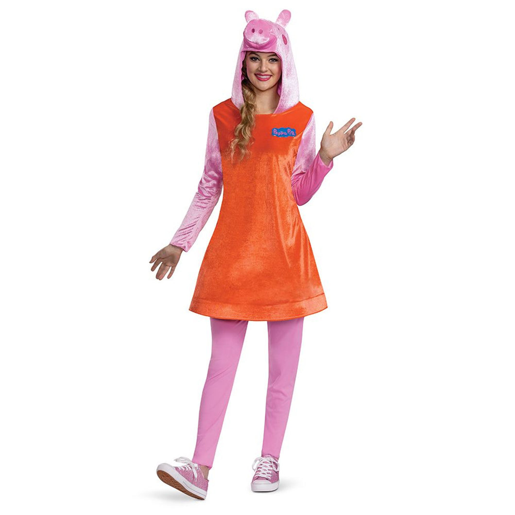 Peppa Pig Mummy Pig Deluxe Costume Dress for Women Small 4-6
