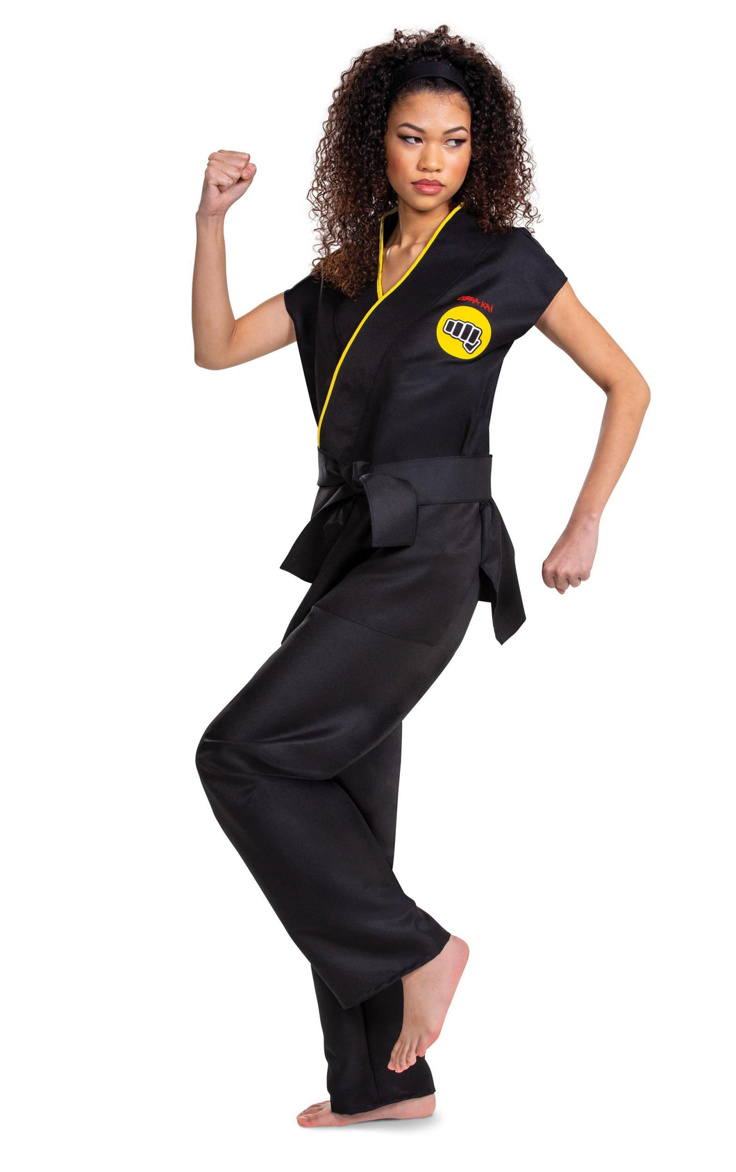 Cobra Kai Karate Gi Black Classic Costume Adult Small/Medium