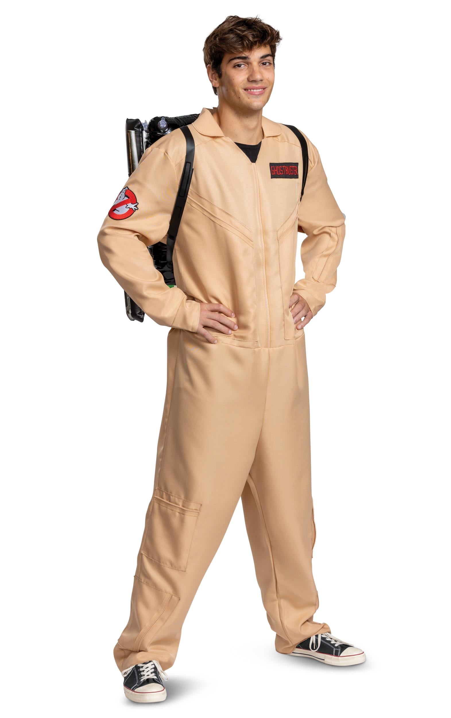 Ghostbusters and Proton Pack Jumpsuit Deluxe Adult Costume Teen 7-9