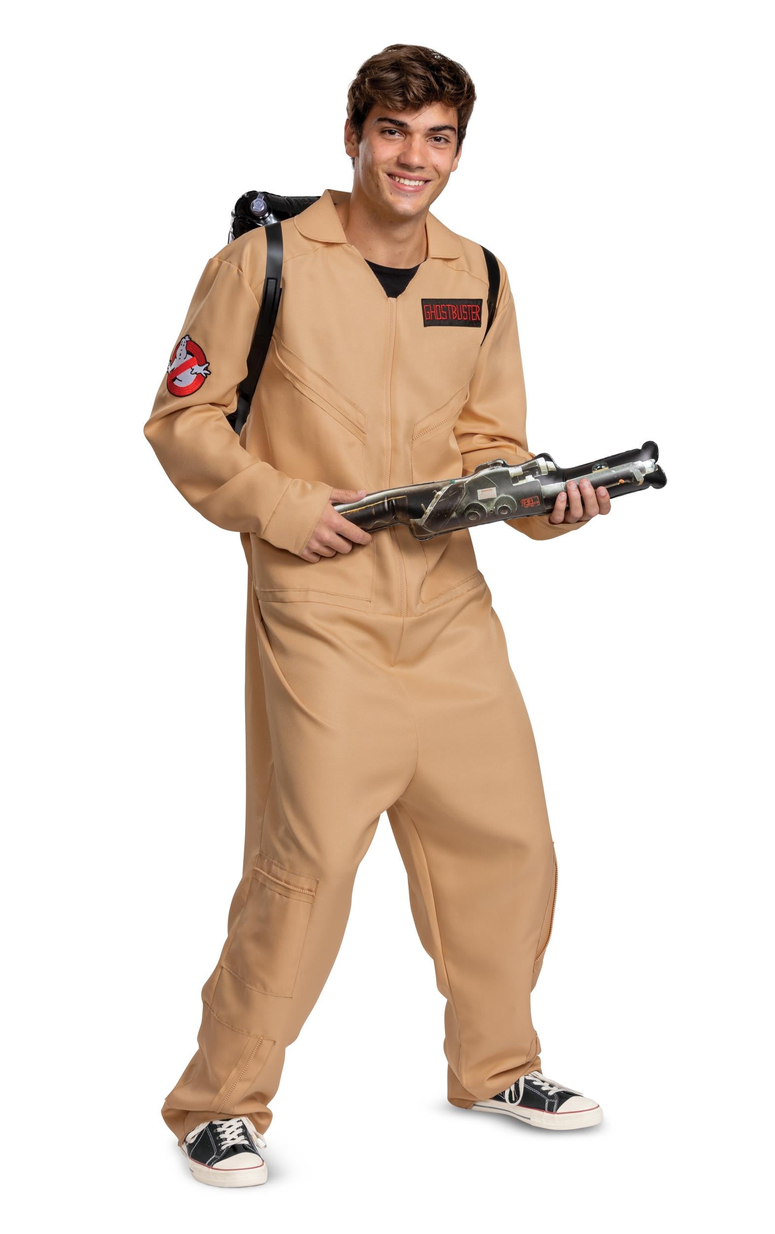 Ghostbusters and Proton Pack Jumpsuit Deluxe Adult Costume XL 42-46