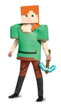 Load image into Gallery viewer, Alex Deluxe Minecraft Child Costume Small 4-6
