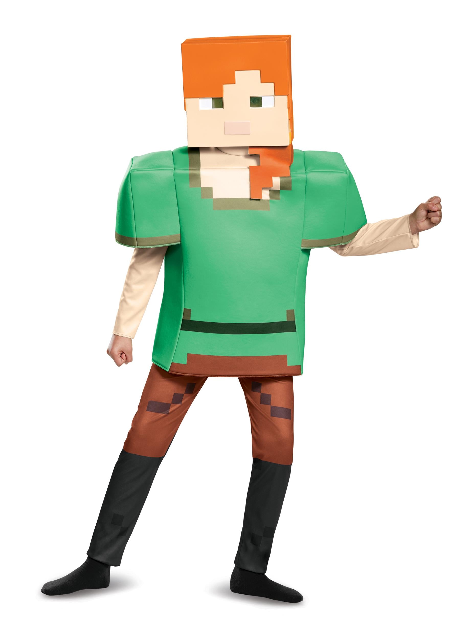 Alex Deluxe Minecraft Child Costume Small 4-6