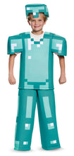 Load image into Gallery viewer, Diamond Armor Prestige Minecraft Child Costume Large 10-12
