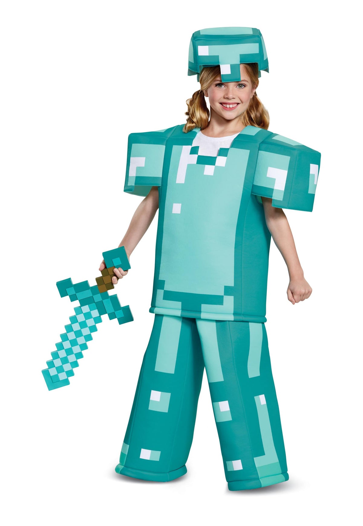 Diamond Armor Prestige Minecraft Child Costume