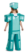 Load image into Gallery viewer, Diamond Armor Prestige Minecraft Child Costume Large 10-12
