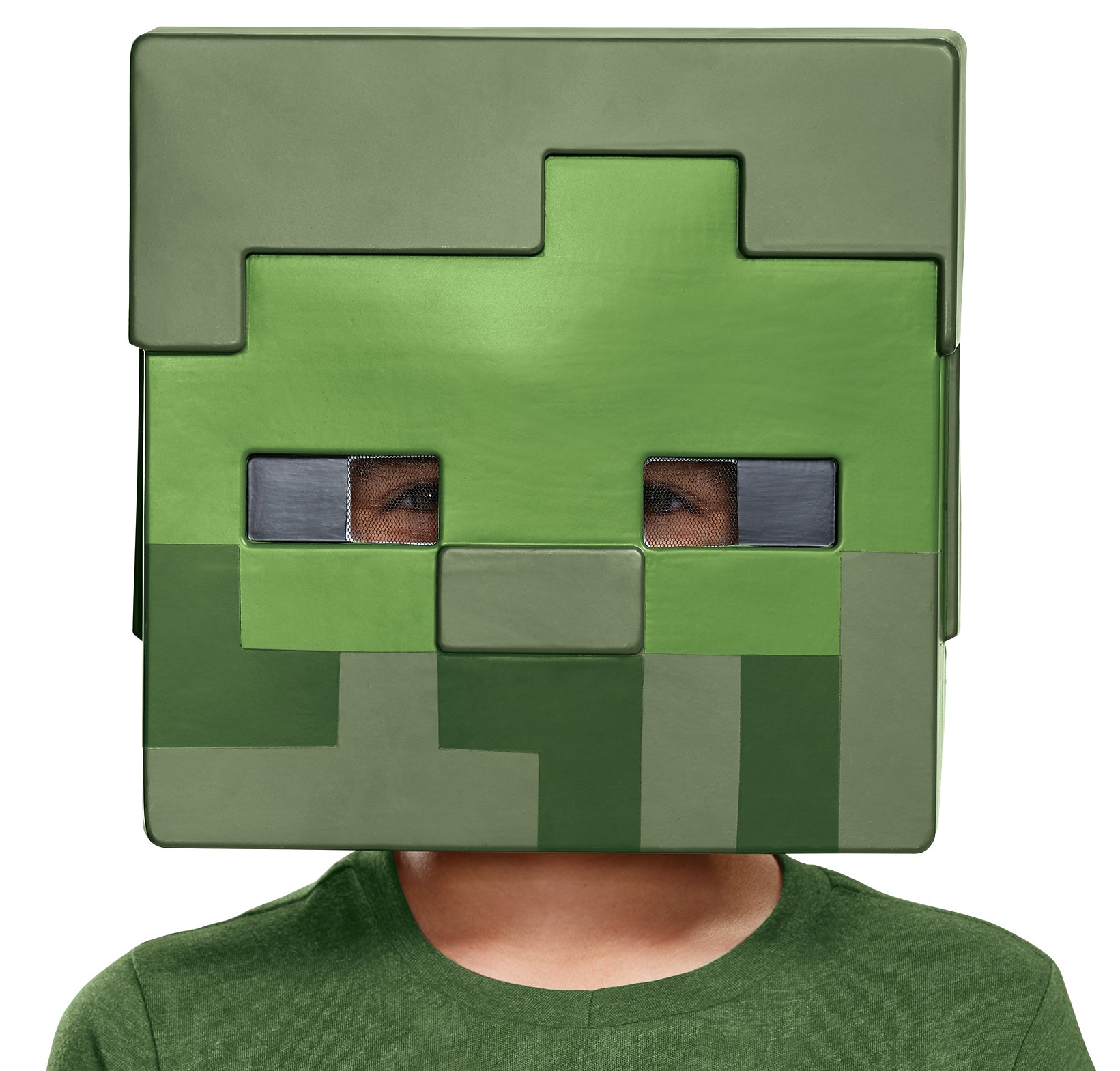 Zombie Minecraft Costume Half Mask Child Size