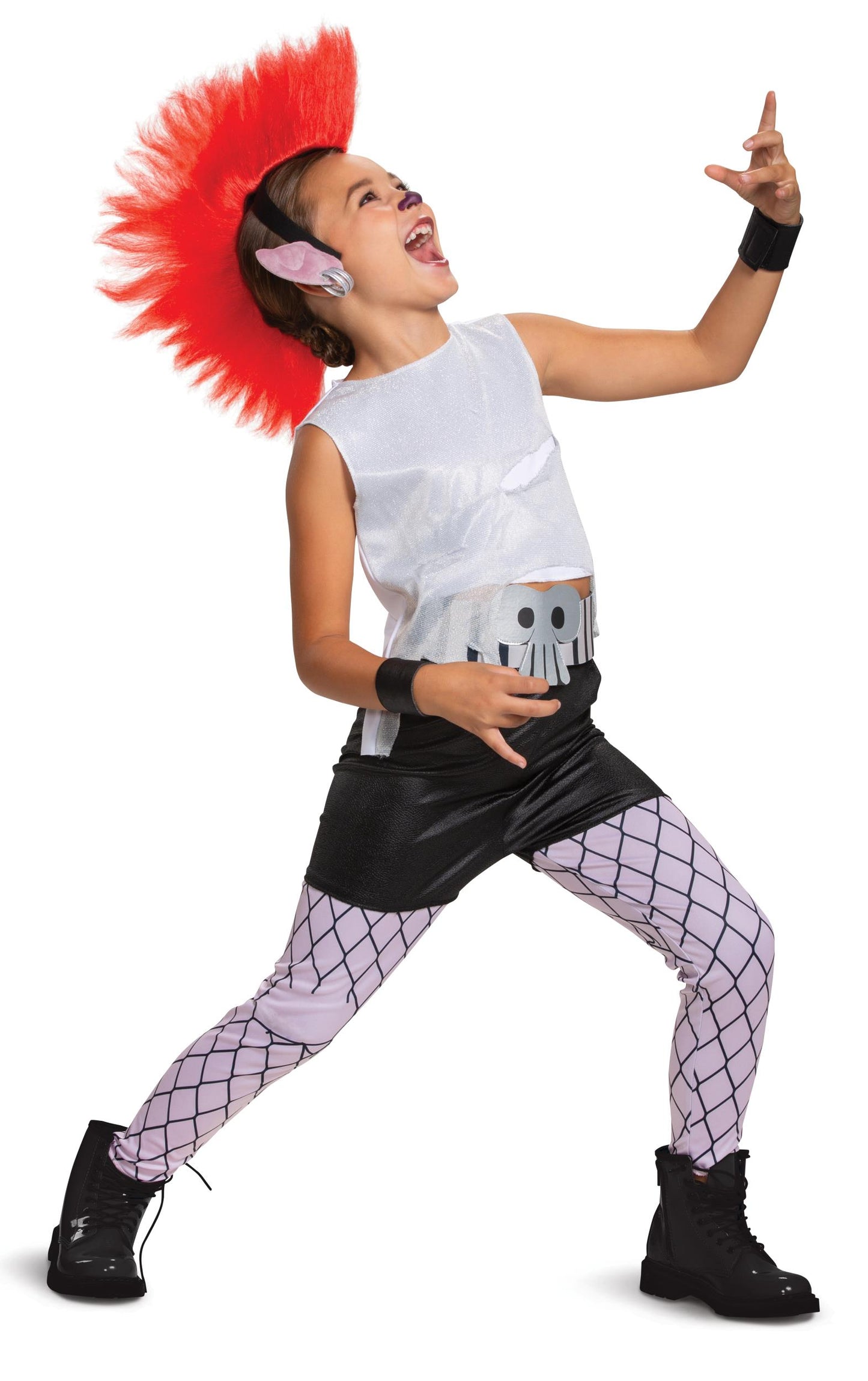 Trolls World Deluxe Barb Toddler Costume Small 4-6