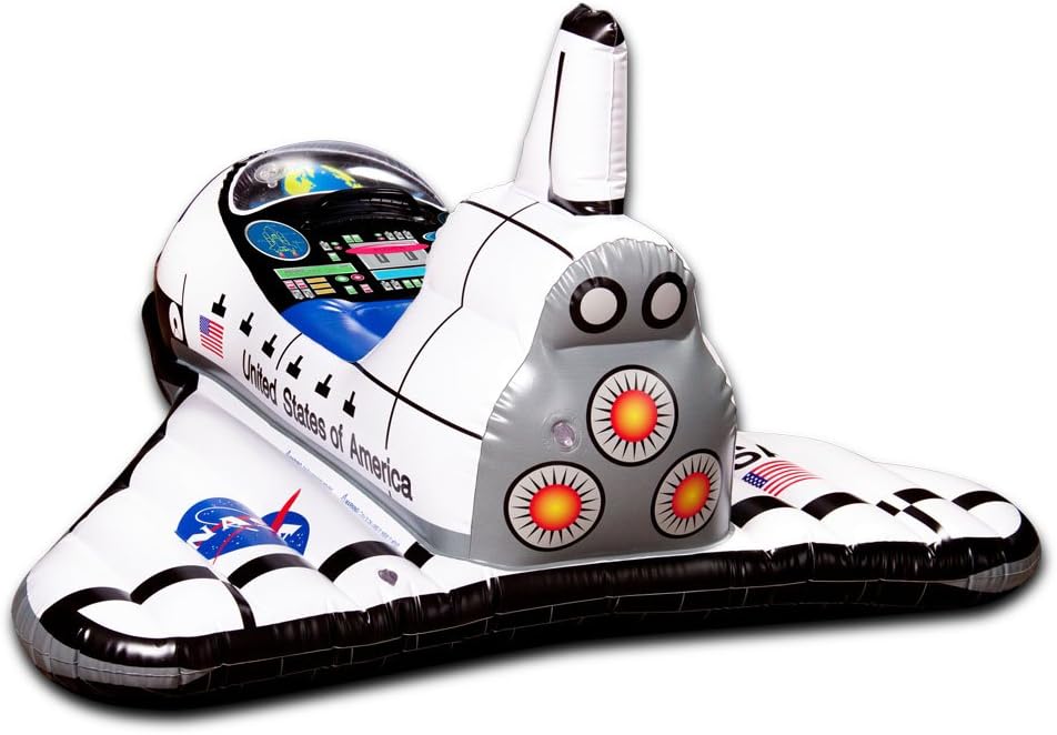 Jr. Space Explorer Inflatable Space Shuttle House or Pool Fun