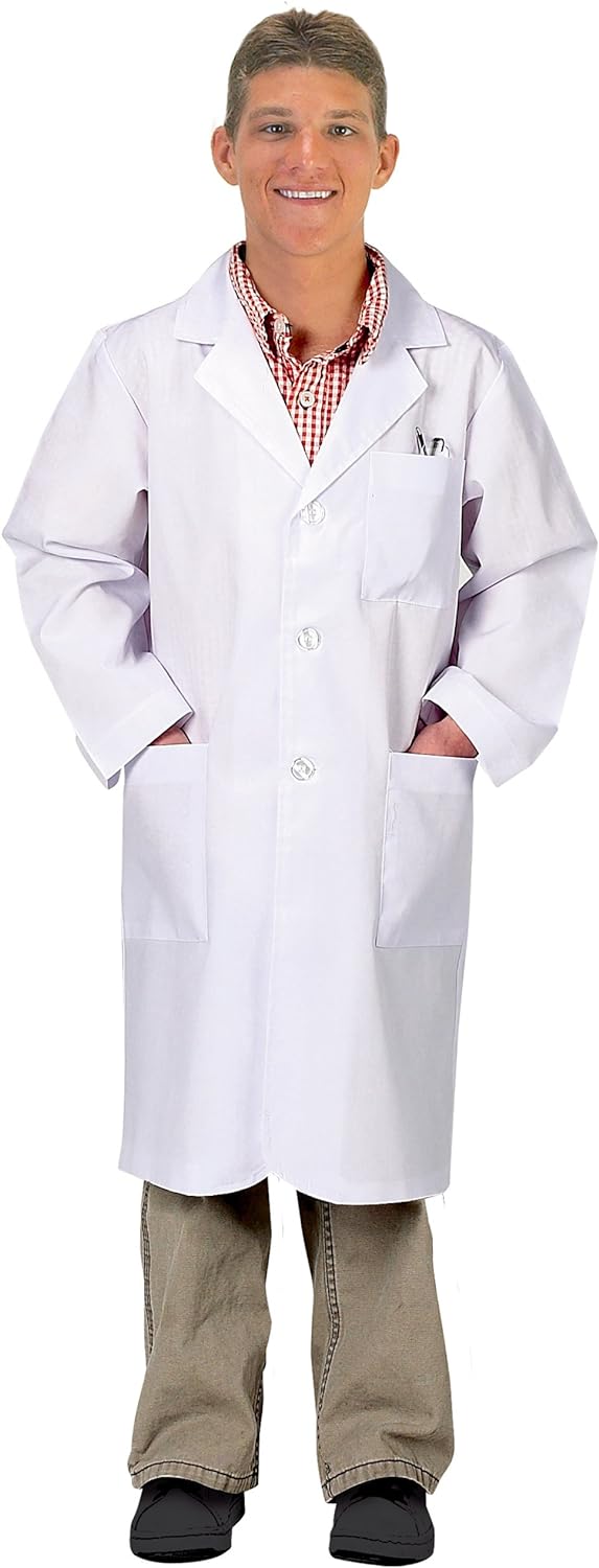 Aeromax Mad Scientist Lab Coat Costume Adult Large
