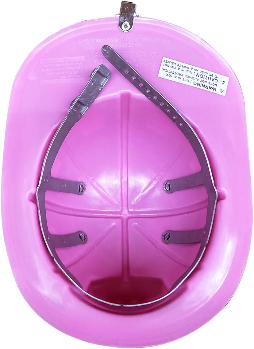 Pink Firefighter Helmet with Adjustable Headband  Child