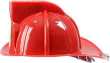 Load image into Gallery viewer, Red Firefighter Helmet with Lights and Sounds Child
