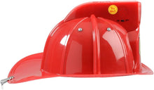 Load image into Gallery viewer, Red Firefighter Helmet with Lights and Sounds Child
