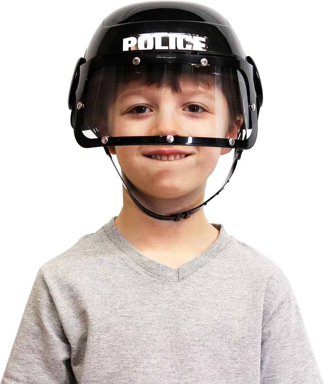 Jr Police Swat Helmet Child Adjustable Hat