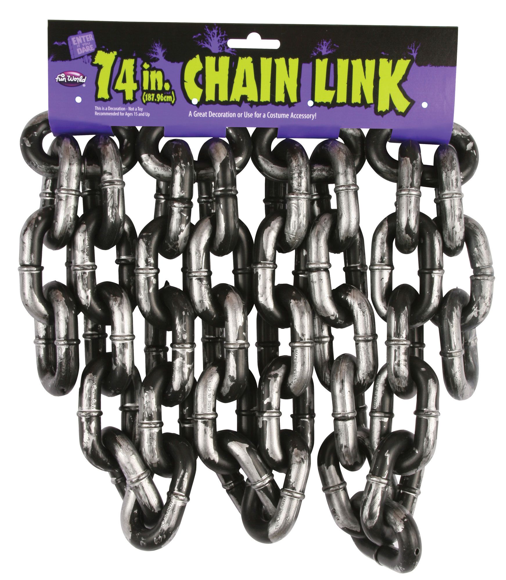 74" Realistic Chain Prisoner Convict Jailbird Accessory