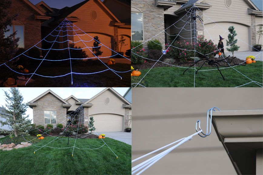 24 Foot Mega Yard Spider Web Halloween Decoration