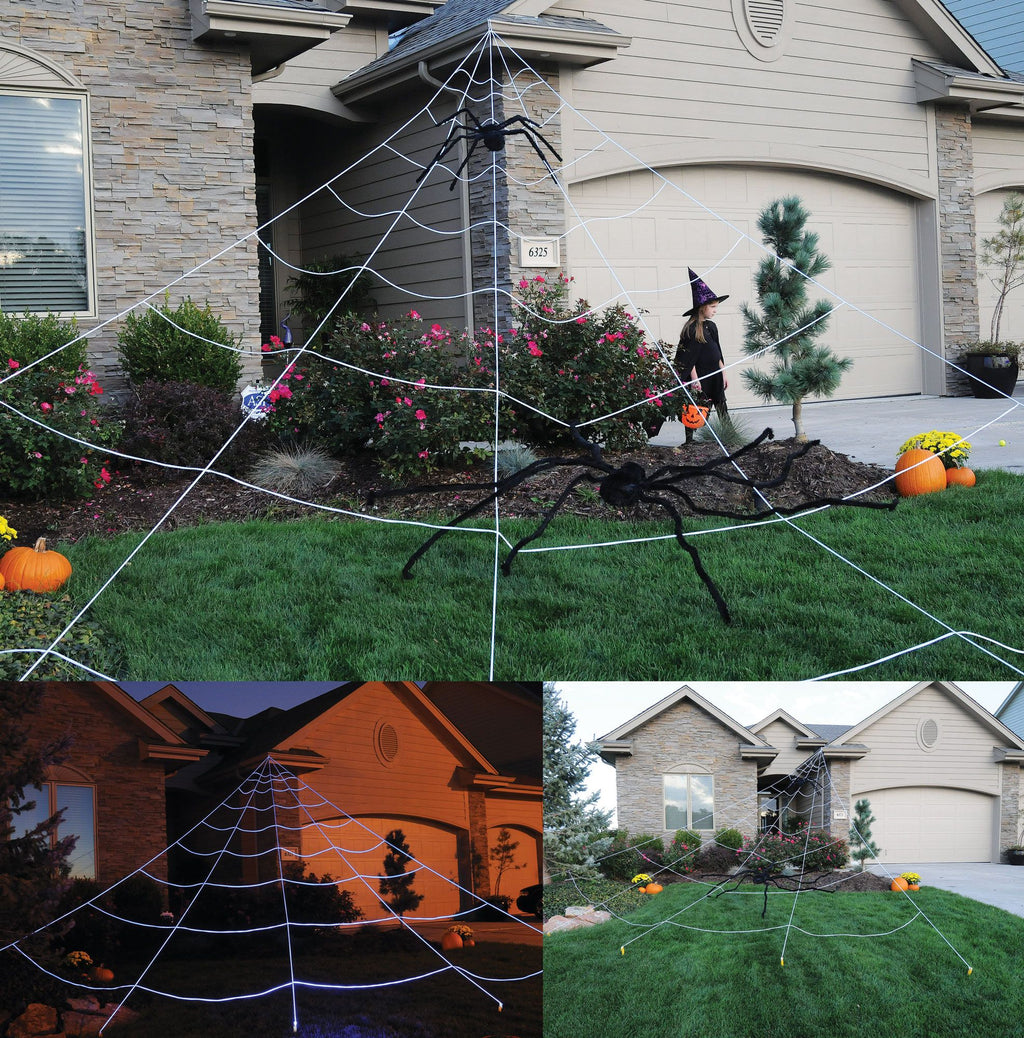 24 Foot Mega Yard Spider Web Halloween Decoration