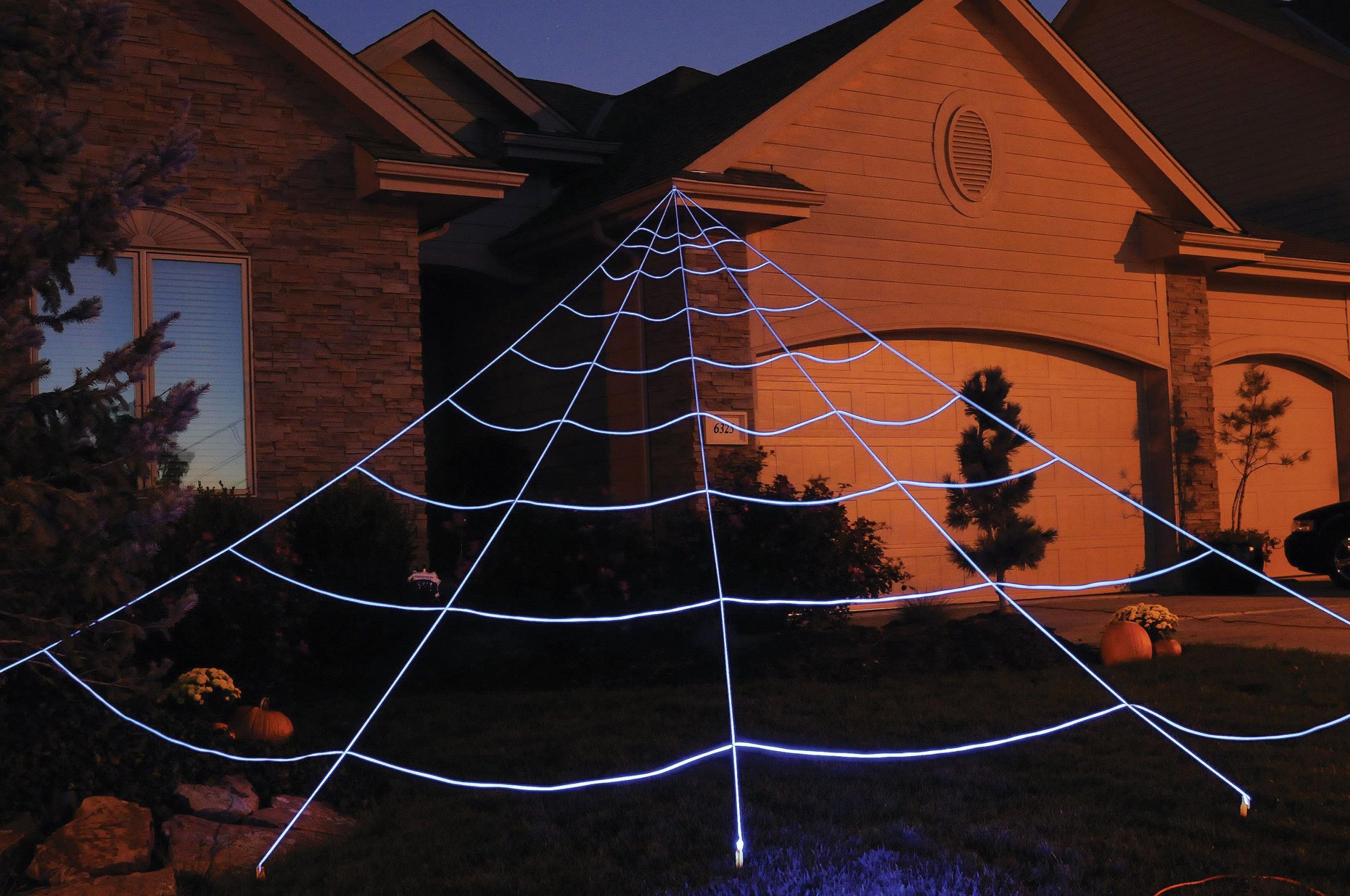 24 Foot Mega Yard Spider Web Halloween Decoration