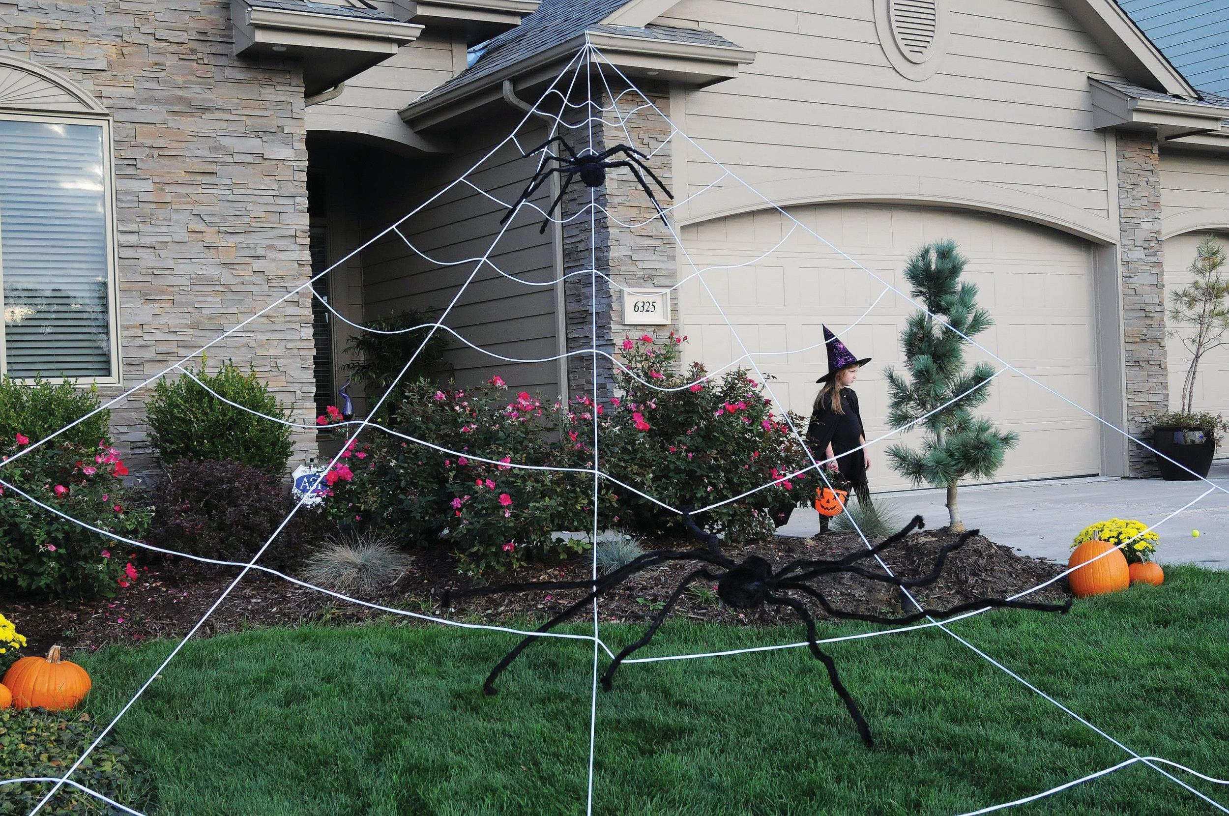 24 Foot Mega Yard Spider Web Halloween Decoration