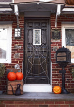Load image into Gallery viewer, 7 Foot Black Spiderweb Door Rope Halloween Decoration
