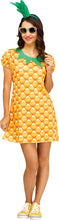 Load image into Gallery viewer, Pineapple Flirty Fruit Dress Adult Costume S/M 2-8
