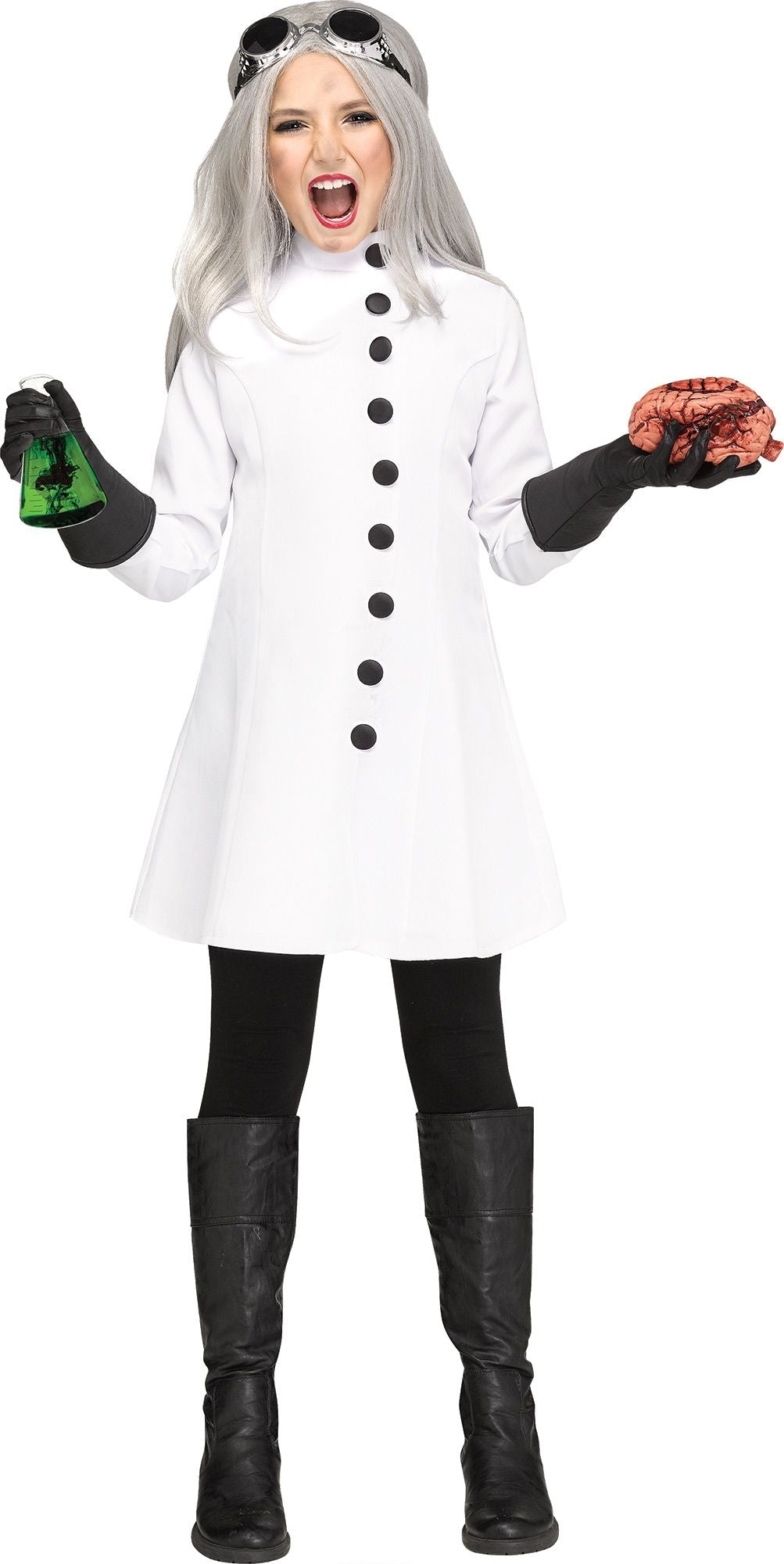 Mad Scientist Evil Doctor Child Costume X-Large 14-16