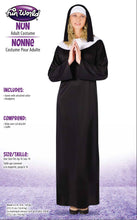 Load image into Gallery viewer, Classic Nun Fun World Adult Robe Costume Standard
