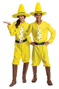 Man in Yellow Hat Curious George Costume Adult Small/Medium