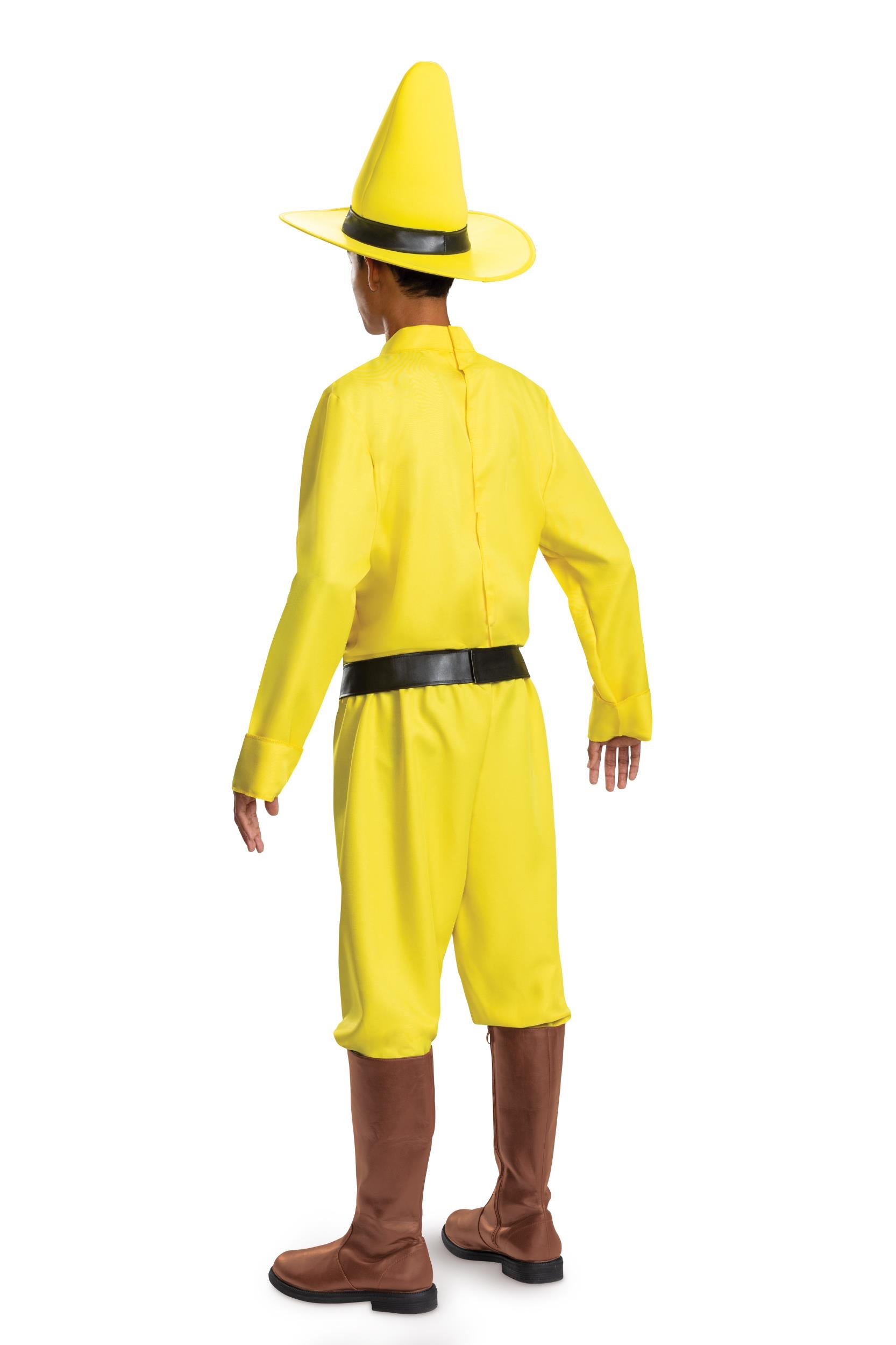 Man in Yellow Hat Curious George Costume Adult Large/XLarge