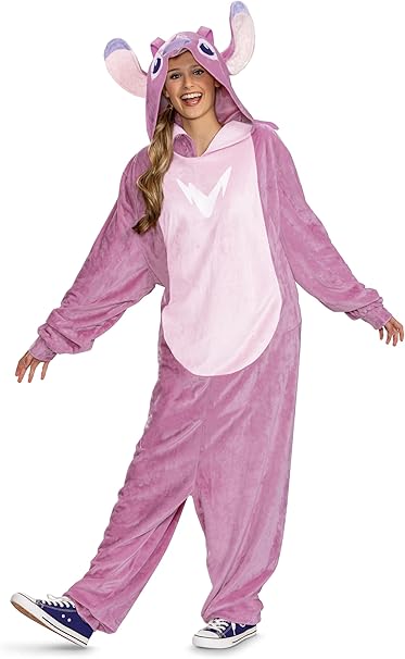 Angel Pink Lilo and Stitch Pajama Jumpsuit Costume - Small/Medium