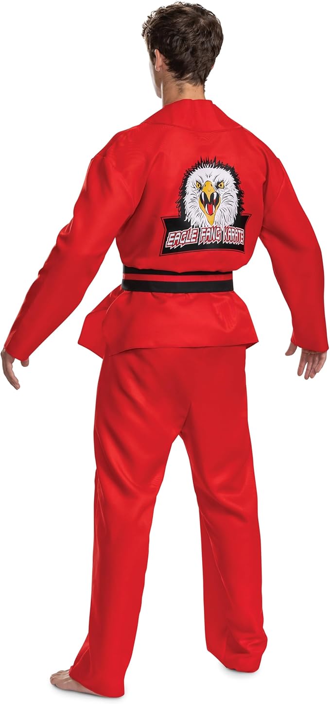 Eagle Fang Cobra Kai Karate Gi Red Classic Costume Adult Small/Medium