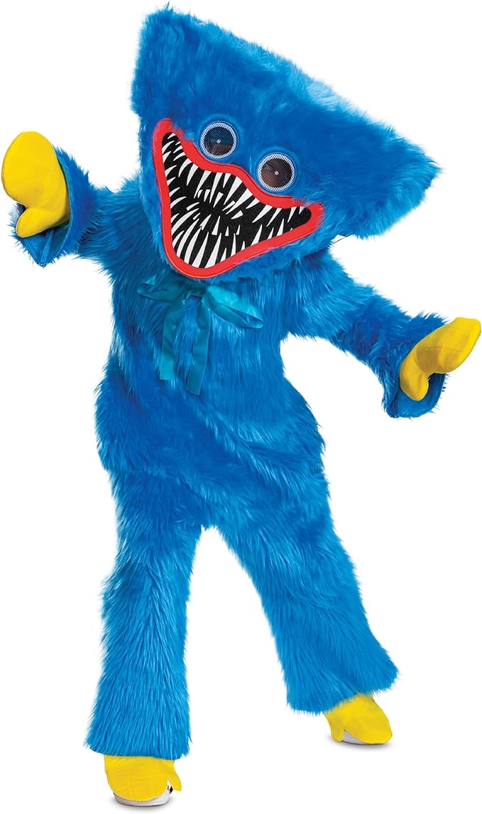 Huggy Wuggy Poppy Playtime Deluxe Child Costume Large 10-12