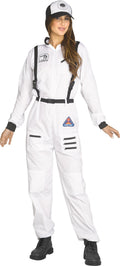 Astronaut NASA White Jumpsuit Adult Costume Medium 8-10