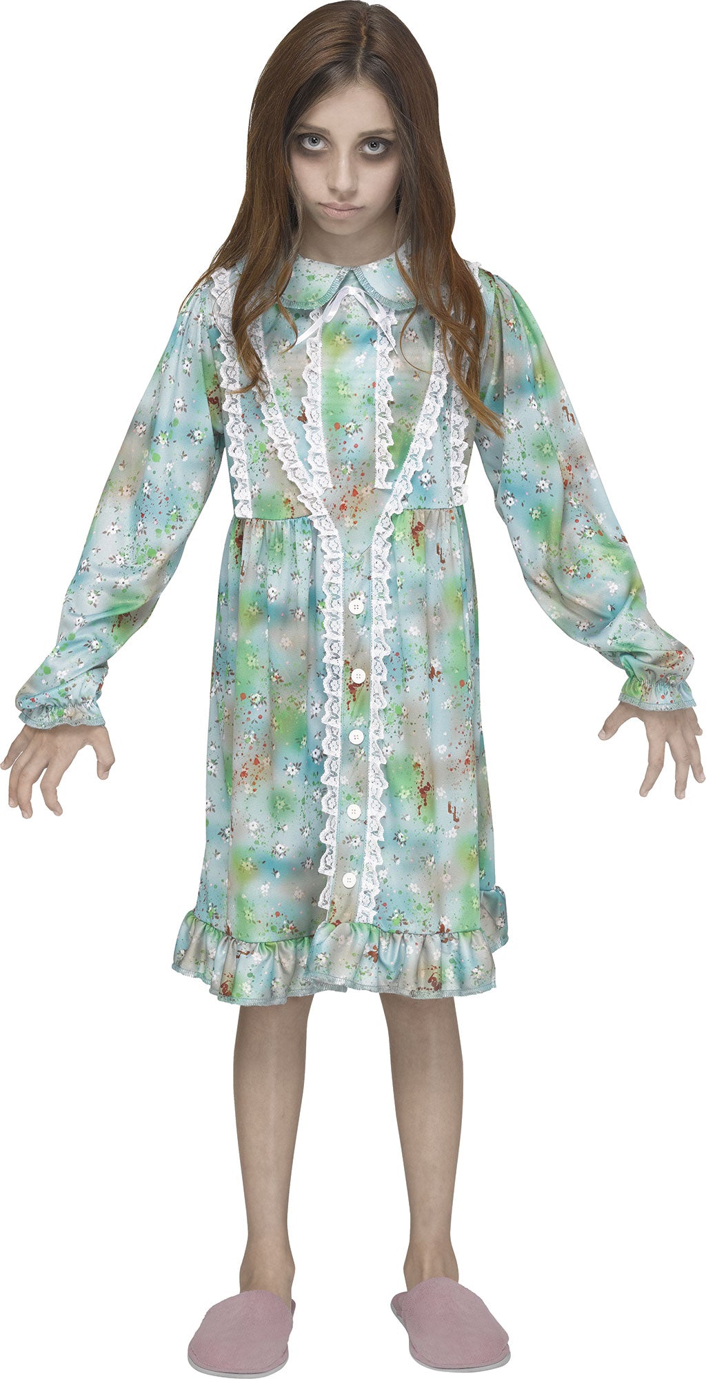 Nightmare Nightgown Horror Dress Child Costume Medium 8-10