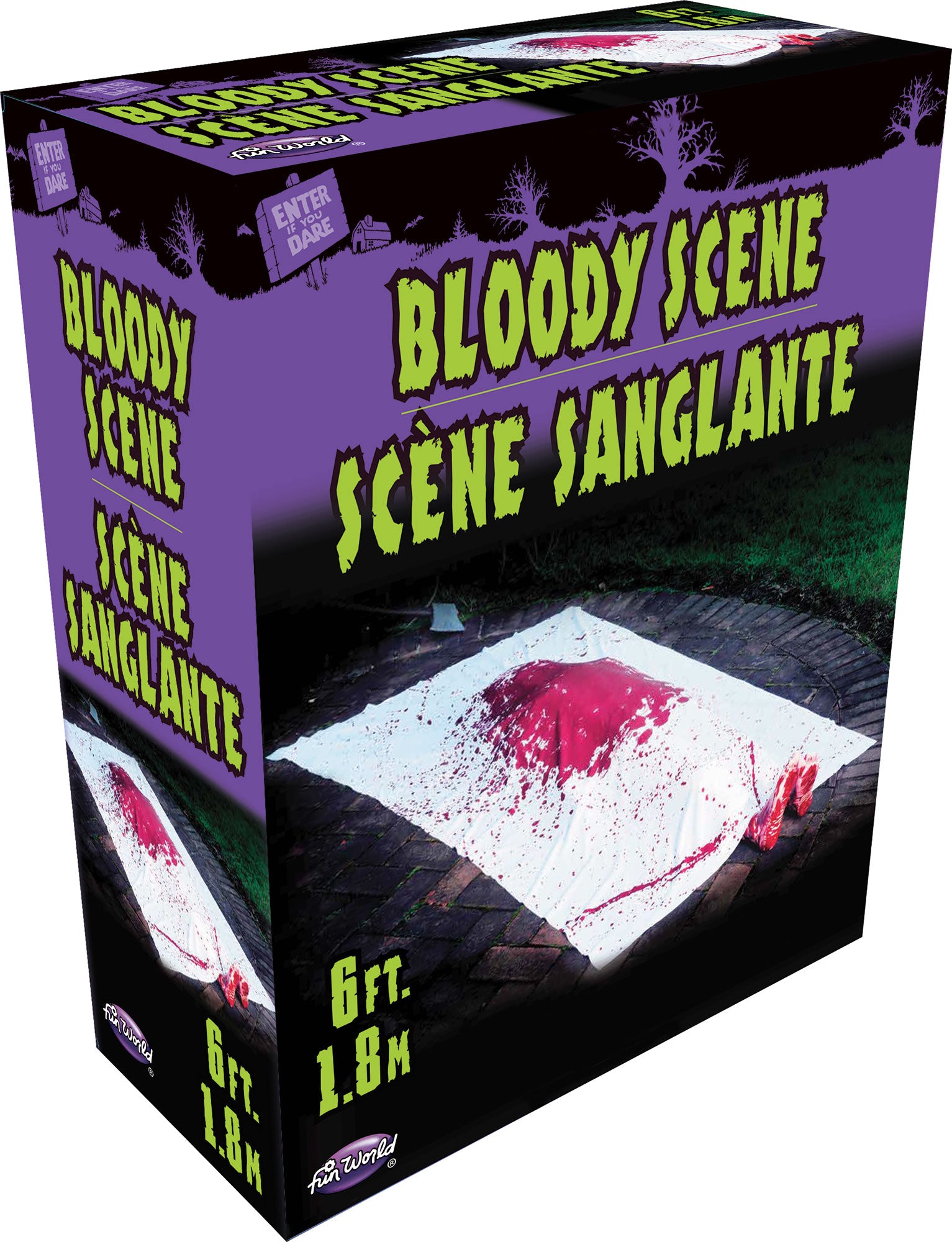 Bloody Crime Scene Halloween Party Haunted House Decoration Prop