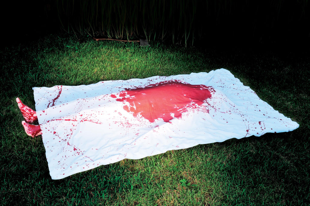 Bloody Crime Scene Halloween Party Haunted House Decoration Prop