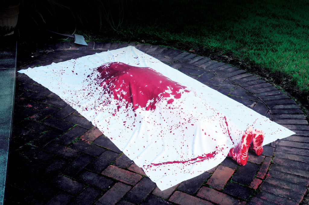 Bloody Crime Scene Halloween Party Haunted House Decoration Prop