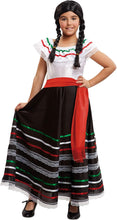 Load image into Gallery viewer, Mexicana Senorita Spanish Girl Child Costume 7-9

