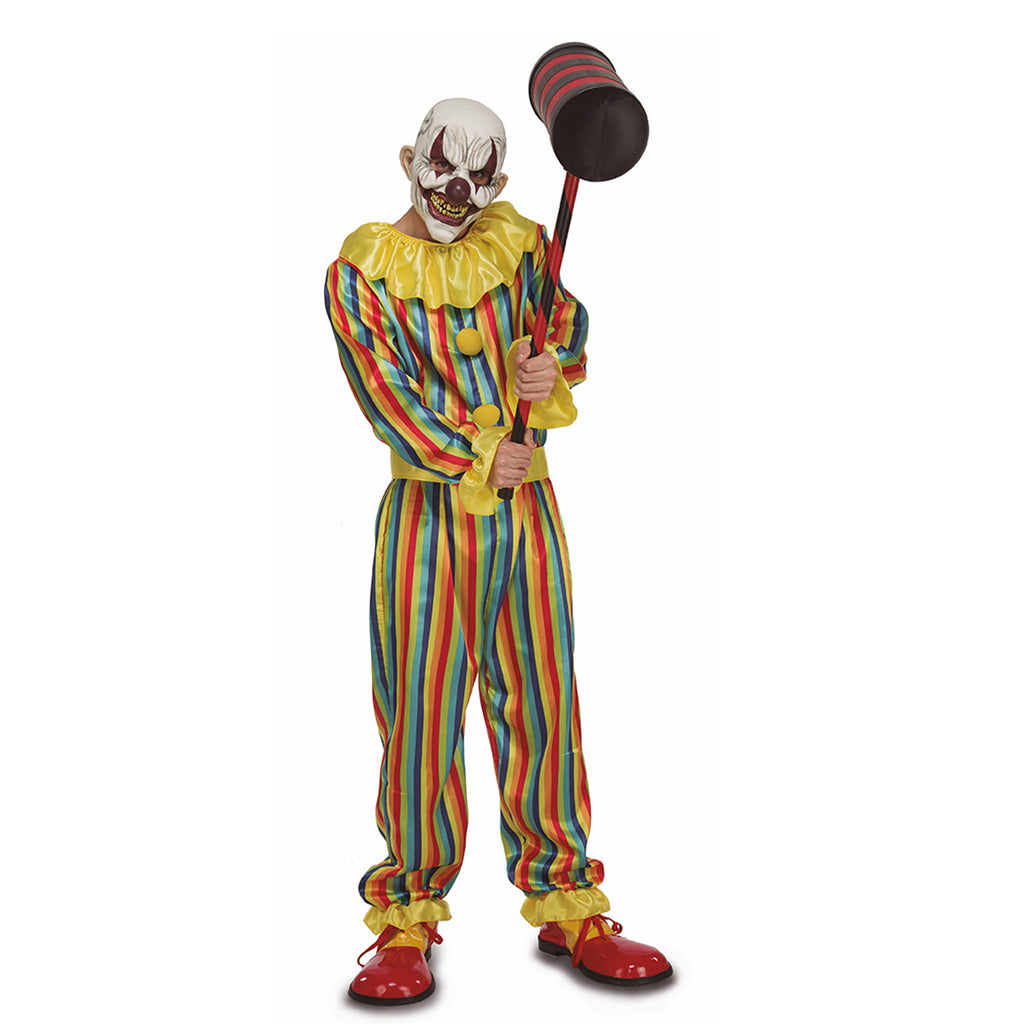 Evil Killer Prink Clown Adult Costume X-Large