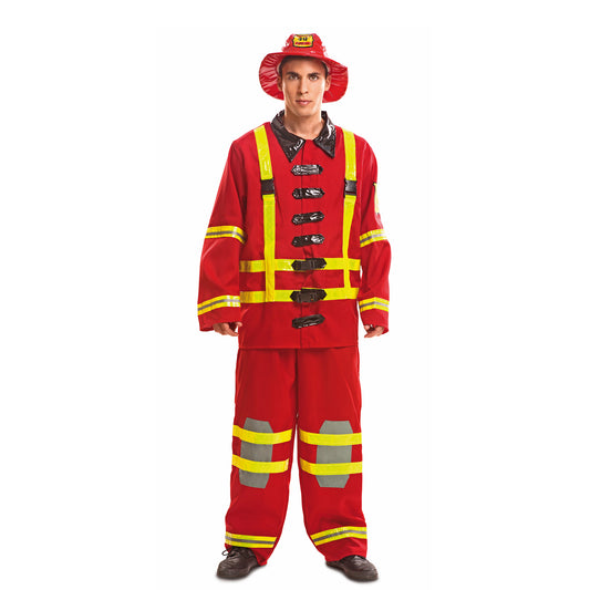 Firefighter Fireman Adult Costume Medium/Large