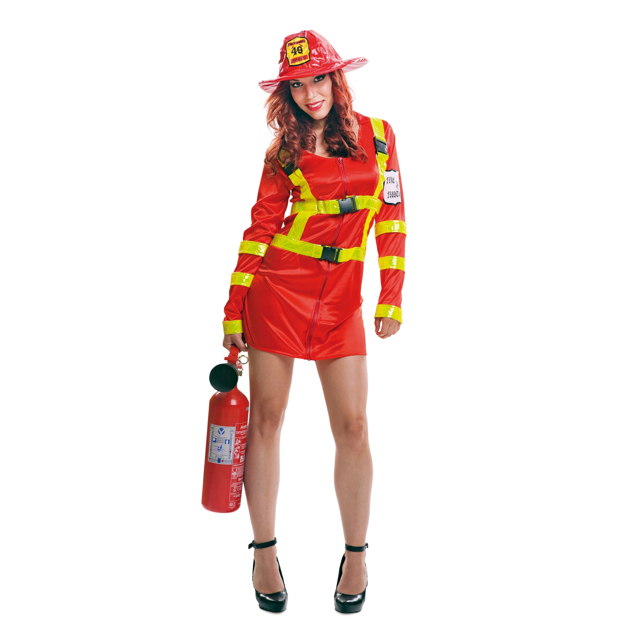 Sexy Firefighter Dress Adult Costume X-Large