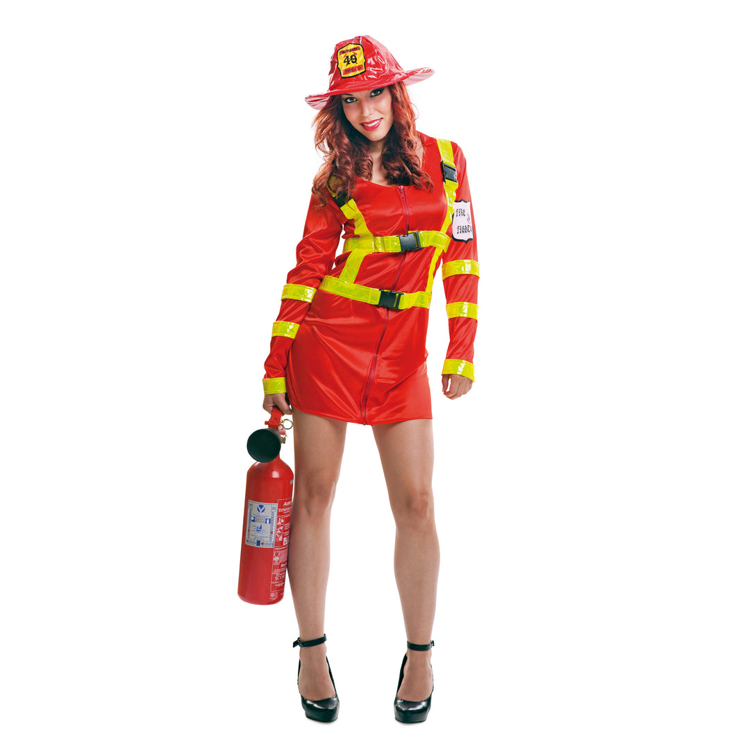 Sexy Firefighter Dress Adult Costume XX-Large