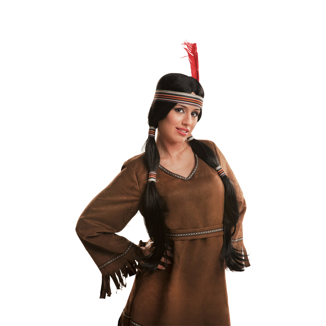 Native American Indian Deluxe Woman's Wig Halloween Costume Accessory