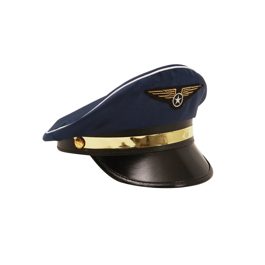 Navy Blue Airline Pilot Hat