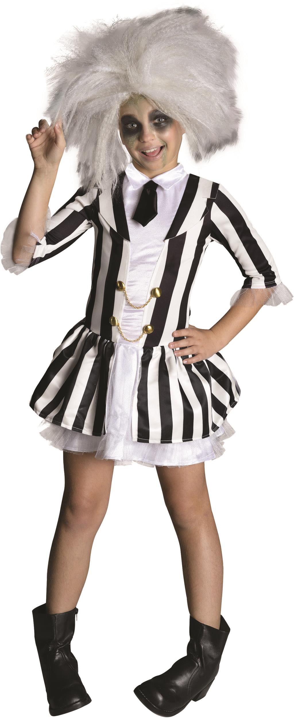 Beetlejuice Girls Dress Costume Small 4-6