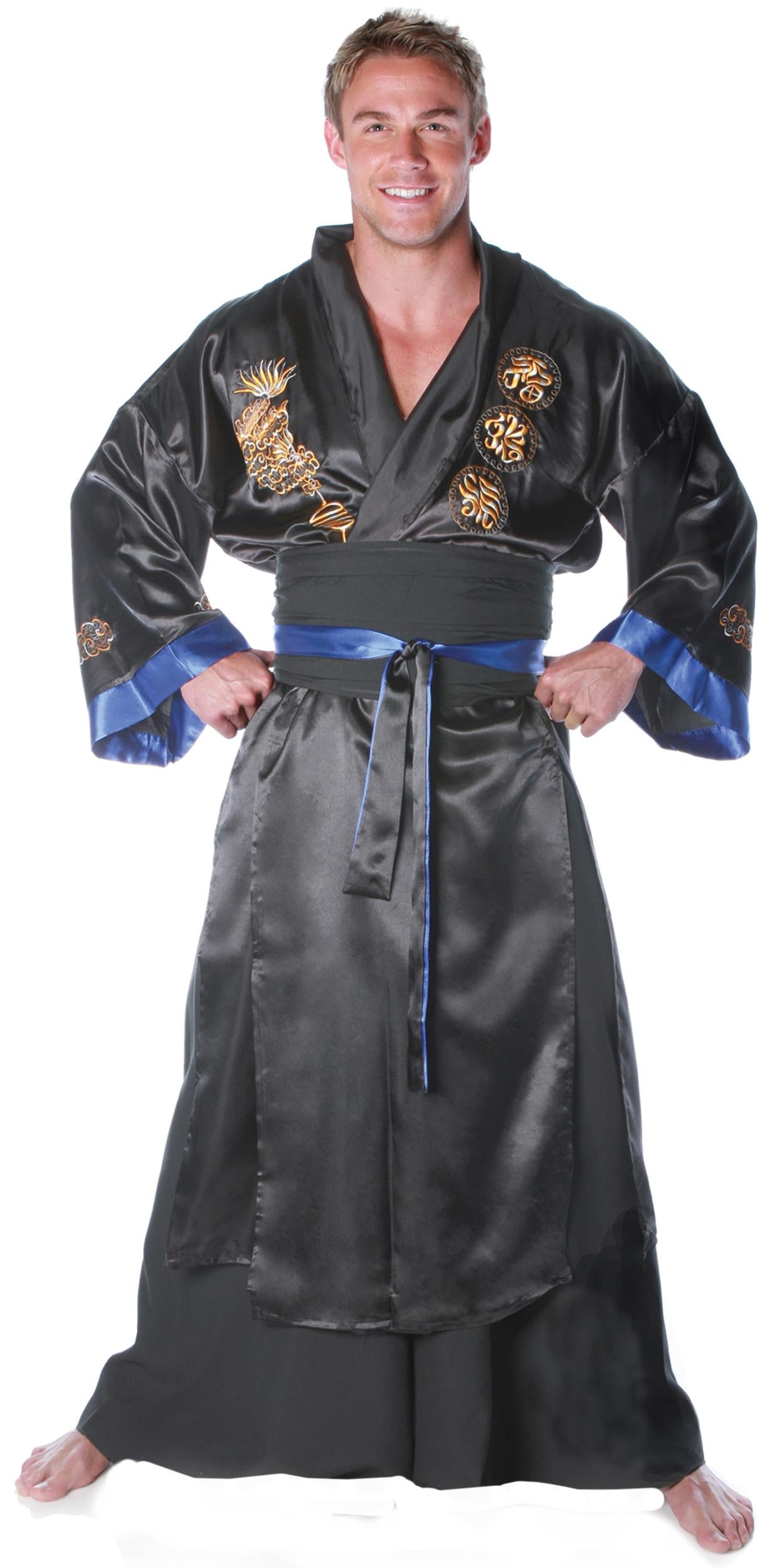 Samurai Robe Adult Costume Size Plus XXL