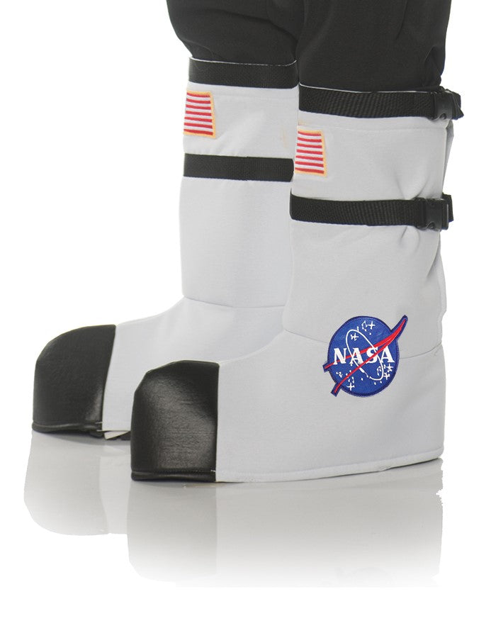 Astronaut Space Boot Tops Shoe Covers White