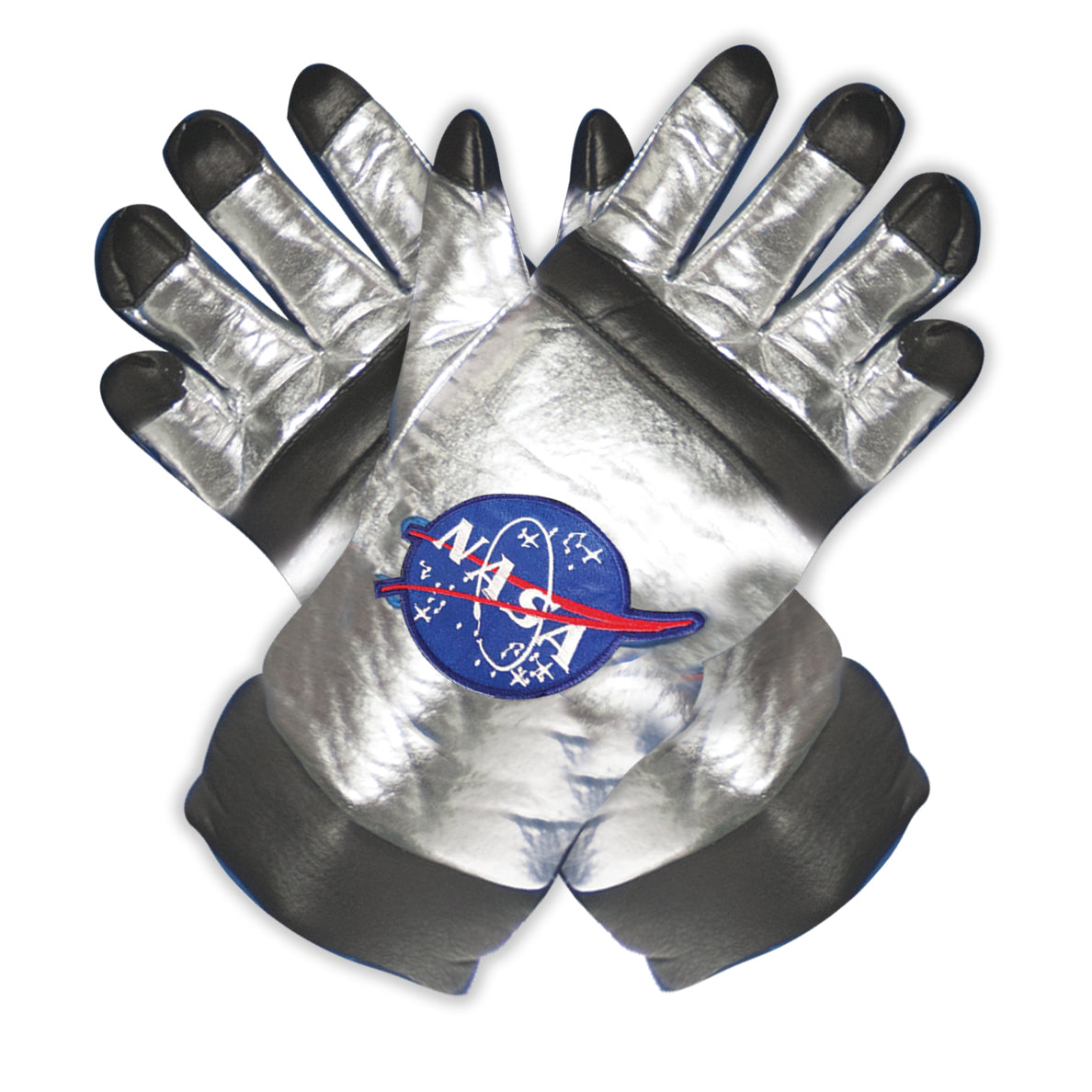 Astronaut NASA Space Adult Gloves Silver