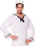 Navy Sailor Military White Shirt Adult Costume Size Standard